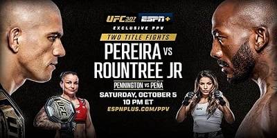 UFC 307 Pereira vs. Rountree Jr. PPV Pay Per View 10/5/24 – 5th October 2024